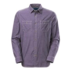The North Face Long-Sleeve Montgomery Shirt Men's -Bob's Sports Chalet 11088 DARK EGGPLANT PURPLE m
