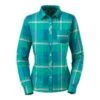 The North Face Deerland Shirt Woman's -Bob's Sports Chalet 11098 JNIPERTEALKOKOMOGRN m