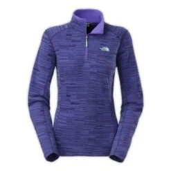 The North Face Novelty Glacier 1/4-Zip Jacket Women's -Bob's Sports Chalet 11166 STRRY PRPL STRIAPRNT m