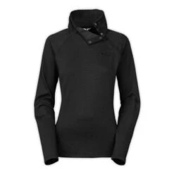 The North Face Agave 1/4-Zip Jacket Women's -Bob's Sports Chalet 11186 TNF BLACK HEATHER m