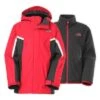 The North Face Boys' Nimbo Triclimate Jacket -Bob's Sports Chalet 11221 FIERY RED m
