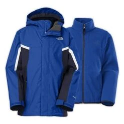 The North Face Boys' Nimbo Triclimate Jacket -Bob's Sports Chalet 11221 MONSTER BLUE m
