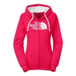 The North Face Half Dome Full-Zip Hoodie Women's -Bob's Sports Chalet 11223 ROSE REDTNF WHITE m