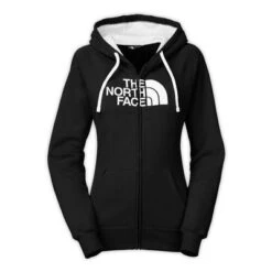 The North Face Half Dome Full-Zip Hoodie Women's -Bob's Sports Chalet 11223 TNF BLACKTNF WHITE m