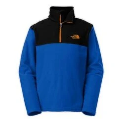 The North Face Glacier 1/4 Zip Fleece Boys' 9 The North Face Glacier 1/4 Zip Fleece Boys' -Bob's Sports Chalet 11687 MONSTER BLUE m