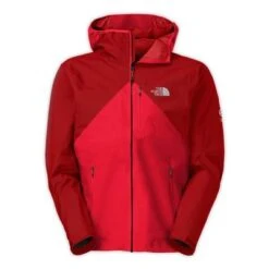 The North Face Half Jacket Half Amazing Men's -Bob's Sports Chalet 11689 SALSA REDTNF BLACK m