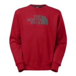 The North Face Half Dome Fleece Crew Men's -Bob's Sports Chalet 11889 TNF REDASPHALT GREY m
