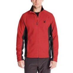 Spyder Constant Full-Zip Mid Weight Core Sweater Men's -Bob's Sports Chalet 11919 REDBLACK m