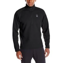 Spyder Outbound 1/2-Zip Mid Weight Core Sweater Men's 8 Spyder Outbound 1/2-Zip Mid Weight Core Sweater Men's -Bob's Sports Chalet 11948 BLACKBLACKBLACK m