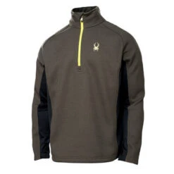 Spyder Outbound 1/2-Zip Mid Weight Core Sweater Men's 9 Spyder Outbound 1/2-Zip Mid Weight Core Sweater Men's -Bob's Sports Chalet 11948 OSETRABLACKACID m