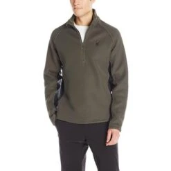 Spyder Pitch 1/2-Zip Heavy Weight Core Sweater Men's -Bob's Sports Chalet 11954 OSETRA m