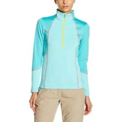 Spyder Text Me Therma Stretch T-Neck Women's -Bob's Sports Chalet 12002 FREEZEACDBRYTE PNK m