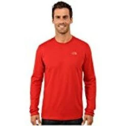 The North Face Long-Sleeve Crew Men's 7 The North Face Long-Sleeve Crew Men's -Bob's Sports Chalet 12036 TNF RED m