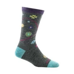 Darn Tough Vermont Garden Crew Lightweight Socks Women's 8 Darn Tough Vermont Garden Crew Lightweight Socks Women's -Bob's Sports Chalet 13770 MEDIUM GRAY m