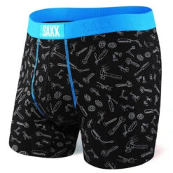 Saxx Ultra Boxer Brief Men's -Bob's Sports Chalet 16573 BLACK TOOLBOX m