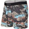 Saxx Quest Boxer Brief Men's -Bob's Sports Chalet 16574 BLACK MOUNTAINSCAPE m