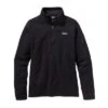 Patagonia Better Sweater 1/4 Zip Fleece Women's (Prior Season) -Bob's Sports Chalet 16847 BLACK m