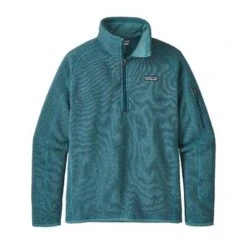 Patagonia Better Sweater 1/4 Zip Fleece Women's (Prior Season) -Bob's Sports Chalet 16847 TASMANIAN TEAL m