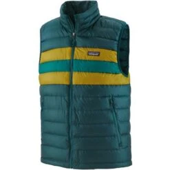 Patagonia Down Sweater Vest Men's 11 Patagonia Down Sweater Vest Men's -Bob's Sports Chalet 16906 DARK BOREALIS GREEN m