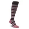 Fit Socks Casual Knee High Socks Wide Stripe Women's -Bob's Sports Chalet 1702 MM STRP STRWBRRYBRN m