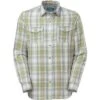 The North Face Long Sleeve Hayes Flannel Shirt Men's -Bob's Sports Chalet 21569 HR GREYSAGE m