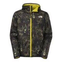 The North Face Chicago Wind Jacket Men's -Bob's Sports Chalet 2673 BURNT OLIVE GRN CAMO m