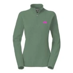 The North Face Glacier 1/4 Zip Fleece Women's -Bob's Sports Chalet 2710 LAURELWREATHGREEN m