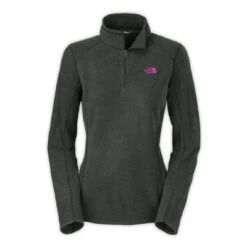 The North Face Glacier 1/4 Zip Fleece Women's -Bob's Sports Chalet 2710 TNFDRKGREYHEATHER m