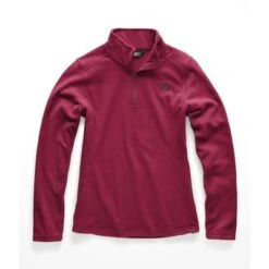 The North Face Glacier 1/4 Zip Fleece Women's -Bob's Sports Chalet 2712 RUMBA RED m
