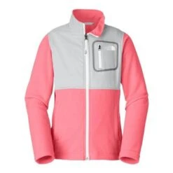 The North Face Glacier Track Jacket Girls' -Bob's Sports Chalet 2713 SUGARY PKHIGHRISEGR m