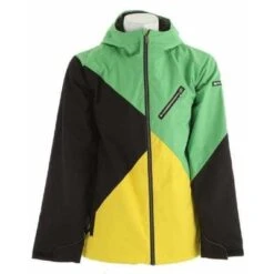 Ride Kent Insulated Men's Jacket -Bob's Sports Chalet 27327 GREEN HERRINGBONE m