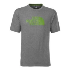 The North Face Short Sleeve Half Dome Tee Men's -Bob's Sports Chalet 2841 CHRCLGRHTRFLSHLTGRN m