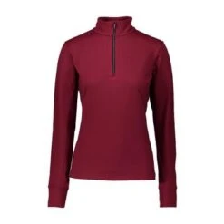 Obermeyer Nari 1/4 Zip Top Women's 6 Obermeyer Nari 1/4 Zip Top Women's -Bob's Sports Chalet 30605 MAJOR RED m