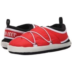 Moon Boot Apollo Slippers Jr 9 Moon Boot Apollo Slippers Jr -Bob's Sports Chalet 32397 RED m