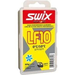 Swix LF10X Yellow Low Fluorocarbon Wax 60g
