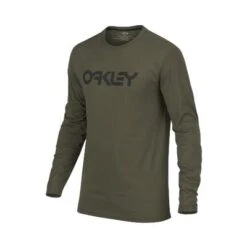 Oakley O-Mark II Long Sleeve Tee 7 Oakley O-Mark II Long Sleeve Tee -Bob's Sports Chalet 35124 DARK BRUSH m