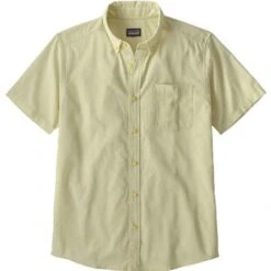 Patagonia Lightweight Bluffside Shirt Men's -Bob's Sports Chalet 35834 CHAMBRAYISLA YELLOW m