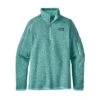 Patagonia Better Sweater 1/4 Zip Fleece Girls' (Prior Season) -Bob's Sports Chalet 35853 BEND BLUE m