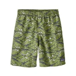 Patagonia Baggies Shorts Boys' -Bob's Sports Chalet 35858 HEXY FISHSPRTED GRN m