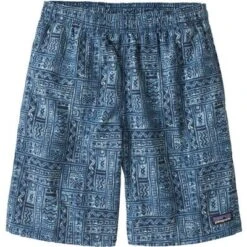 Patagonia Baggies Shorts Boys' -Bob's Sports Chalet 35858 MUD PAINTSTONE BLUE m