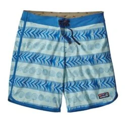 Patagonia Scallop Hem Stretch Wavefarer Boardshorts - 18 Inch Men's 11 Patagonia Scallop Hem Stretch Wavefarer Boardshorts - 18 Inch Men's -Bob's Sports Chalet 35865 TREE RINGS ATOLL BLU m