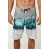 ONeill Hyperfreak Boardshorts Mens 2 ONeill Hyperfreak Boardshorts Mens -Bob's Sports Chalet 35950 LIGHT GREY m