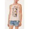 ONeill Pineapple Garden Screened Tank Top Girls' 1 ONeill Pineapple Garden Screened Tank Top Girls' -Bob's Sports Chalet 36064 CAMEO ROSE m