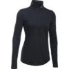 Under Armour Streaker 1/2 Zip Long Sleeve Running Shirt Women's -Bob's Sports Chalet 36426 BLACKBLACKREF m