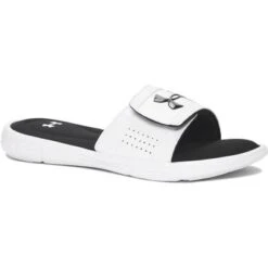 Under Armour Ignite V Slide Boys' -Bob's Sports Chalet 36437 WHTBLACK m