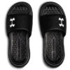Under Armour Playmaker Fix Slides Boys' -Bob's Sports Chalet 36595 BLACKWHT m