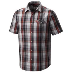 Mountain Hardwear Farthing Short Sleeve Shirt Men's 8 Mountain Hardwear Farthing Short Sleeve Shirt Men's -Bob's Sports Chalet 36620 SHARK m