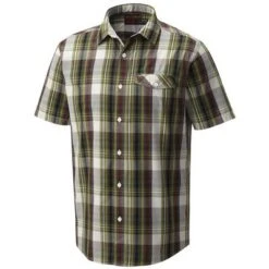 Mountain Hardwear Farthing Short Sleeve Shirt Men's 9 Mountain Hardwear Farthing Short Sleeve Shirt Men's -Bob's Sports Chalet 36620 SURPLUS GREEN m