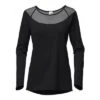 The North Face Vision Long Sleeve Top Women's 1 The North Face Vision Long Sleeve Top Women's -Bob's Sports Chalet 36674 TNF BLACK m