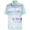 Oakley Aero Stripe Ashie Polo Men's -Bob's Sports Chalet 36899 ARCTIC SURF m